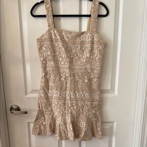Alice and Olivia Kaidra embroidered dress
